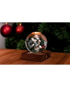 Gingko Amber Crystal Light Jellyfish